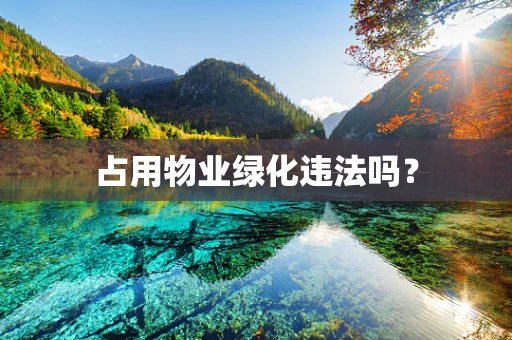 占用物业绿化违法吗？