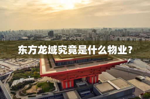 东方龙域究竟是什么物业？