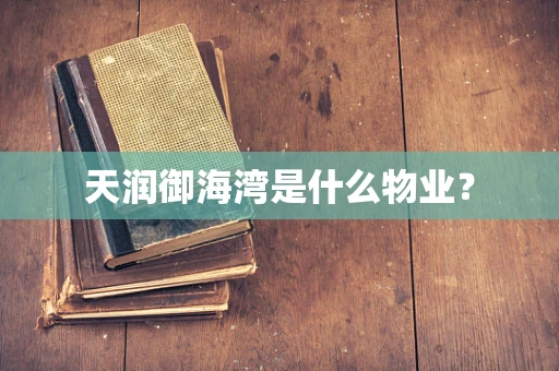 天润御海湾是什么物业？