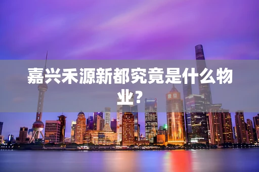 嘉兴禾源新都究竟是什么物业？