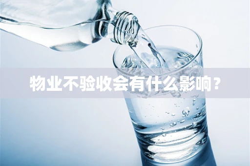 物业不验收会有什么影响？
