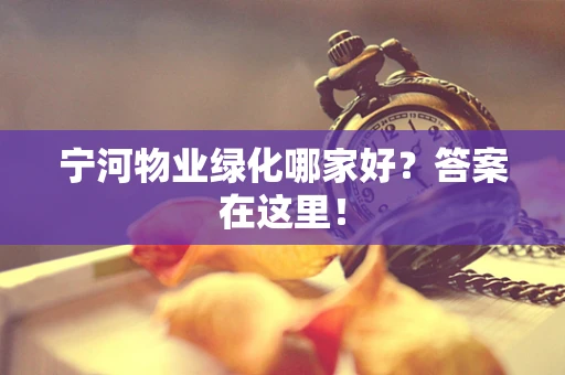 宁河物业绿化哪家好？答案在这里！