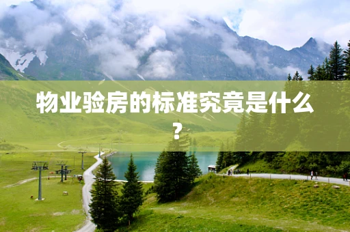 物业验房的标准究竟是什么？