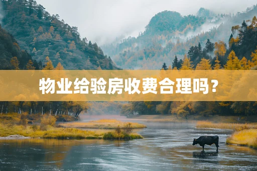 物业给验房收费合理吗？