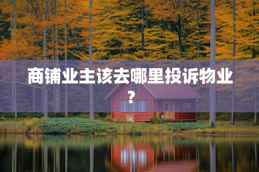 商铺业主该去哪里投诉物业？