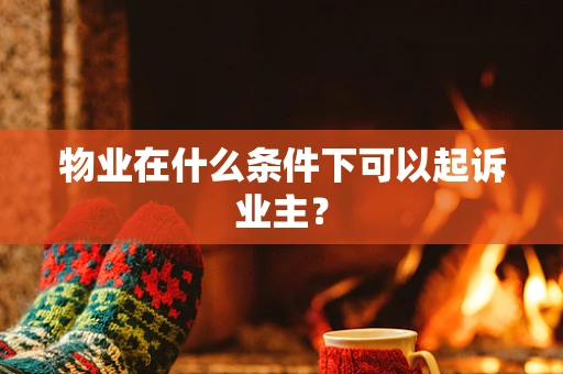 物业在什么条件下可以起诉业主？