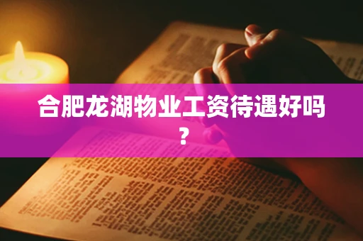 合肥龙湖物业工资待遇好吗？