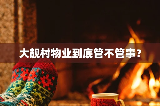 大靓村物业到底管不管事？