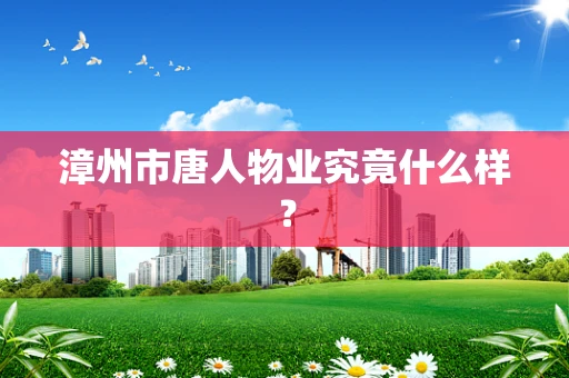 漳州市唐人物业究竟什么样？