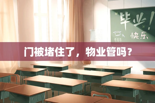 门被堵住了，物业管吗？
