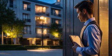 现在小区物业会下楼收费吗？