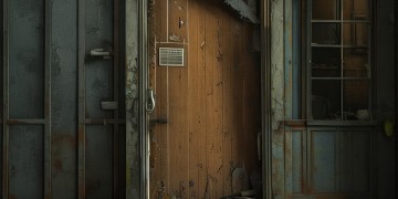 门被堵住了，物业管吗？