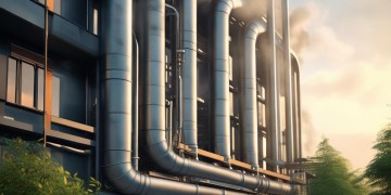 为什么物业不让烟道外排?