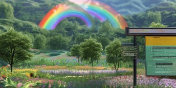 彩虹谷物业该如何进行通知？